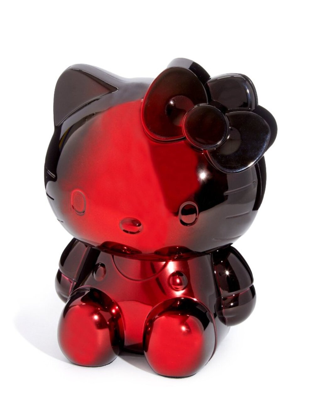Sanrio Hello Kitty Red Chrome Romance Container Figure Trinket Storage NIB NWT